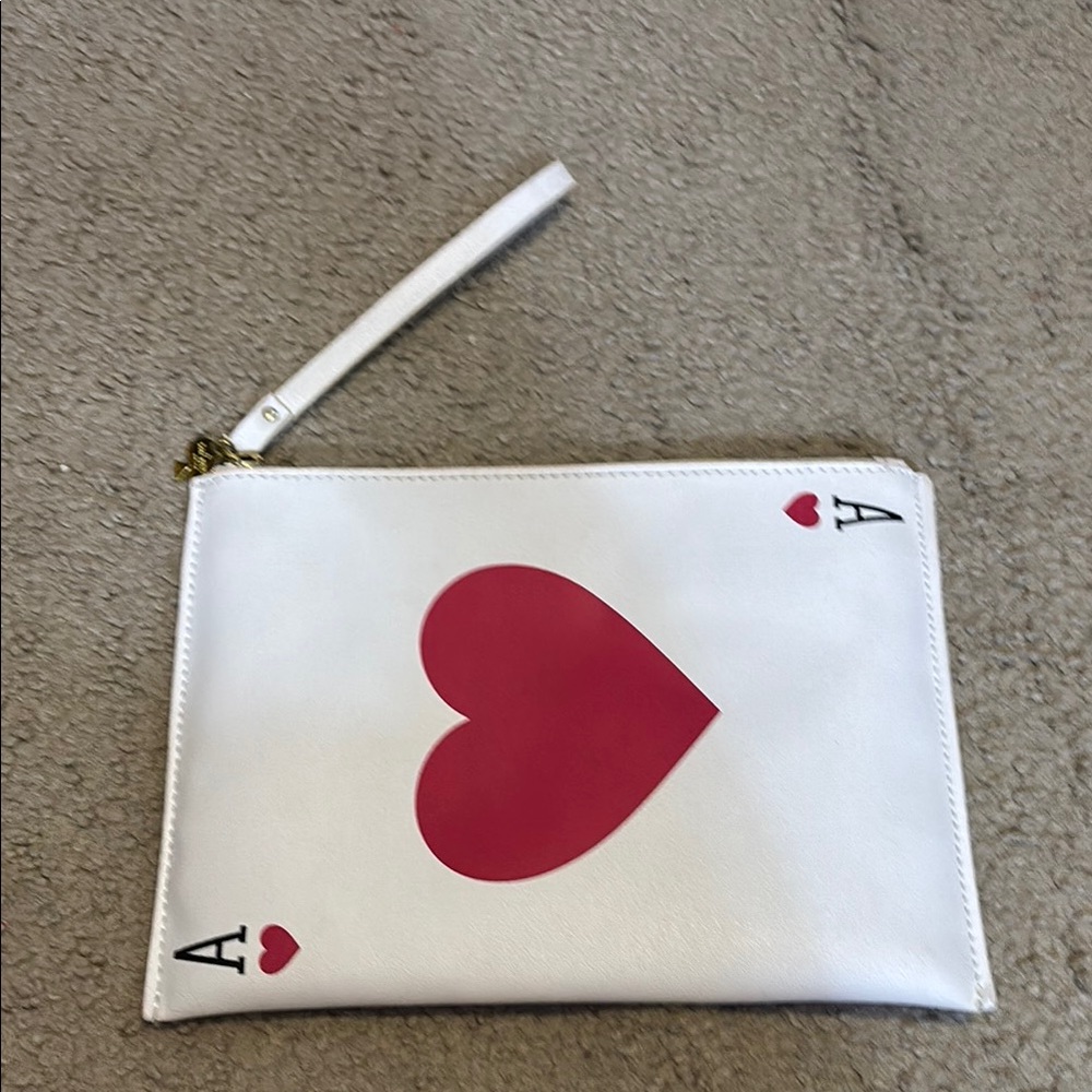 ⚡️FINAL PRICE⚡️ Extremely Rare Kate Spade ♠️ Ace of Hearts clutch bag